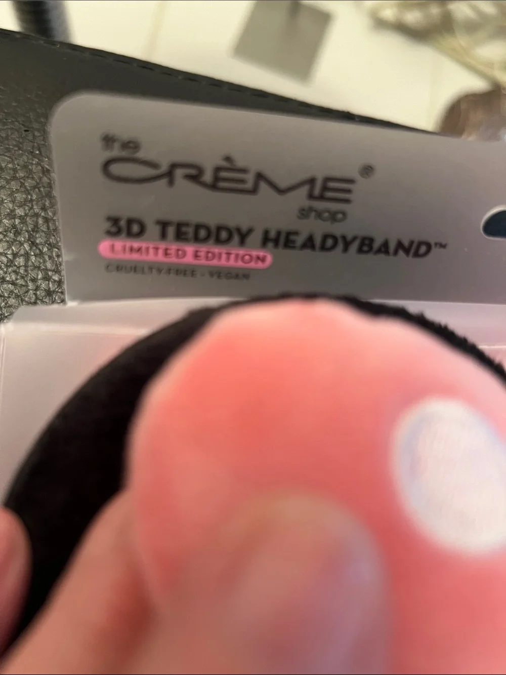 Disney x The Crème Shop Minnie Mouse Limited Edition NIP 3D Teddy Headband